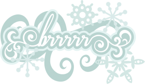 brrrrr Title SVG cutting file svg scrapbook title winter svg cut file snowflakes svg cut files free svgs