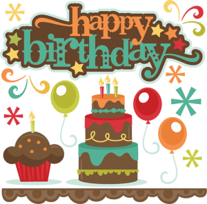 Happy Birthday SVG cutting files cake svg cut file cupcake svg cut file balloons svgs for cricut