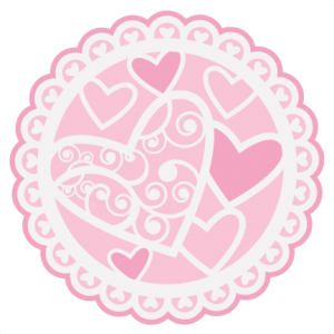 Valentine Doily SVG cutting file for scrapbooking cardmaking valentines svg files free svgs cute svg cuts