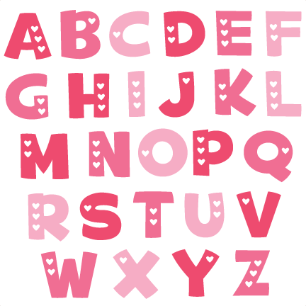 Download Valentine Alphabet SVG cut files valentine alphabet svg ...
