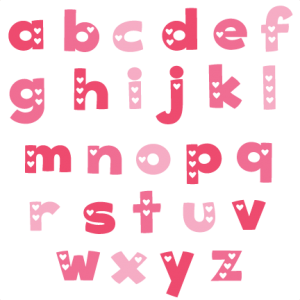Valentine Alphabet SVG cut files valentine alphabet svg cuts free svg