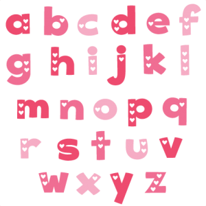 Valentine Alphabet SVG cut files valentine alphabet svg cuts free svg files free svg cuts