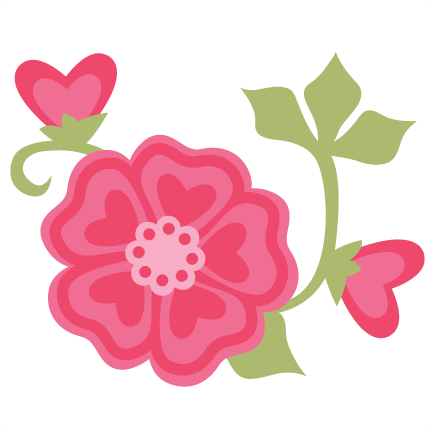 Valentine Flowers SVG cut files for scrapbooking cardmaking valentines ...