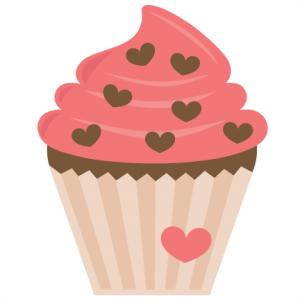 Valentine Cupcake SVG file for scrapbooking cardmaking valentines svg files free svgs cute svg cuts