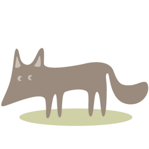 Woodland Wolf SVG cutting files tree svg cut files mushroom svg cut files