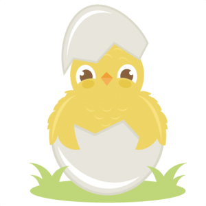 Hatching Chicken SVG cut file chick in egg svg cut file spring svg cut files free svgs