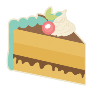 Piece Of Cake SVG cutting files for scrapbooking slice of cake svg cut file