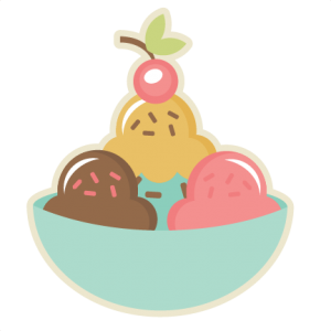 Bowl Of Ice Cream SVG cut file ice cream svg cutting file free svgs cute clipart