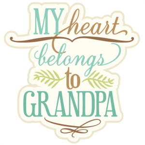 My Heart Belongs To Grandpa SVG cutting file phrase svg cut files