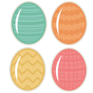 Easter Eggs SVG cutting files easter egg svg cut file easter eggs cut files for scrapbooks