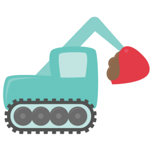 Exavator SVG cutting file excavator svg cuts boy toys svg cut files