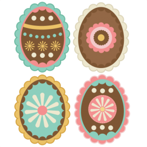 Layered Easter Eggs SVG cutting file for scrapbooking free svg cuts free svgs easter svg files