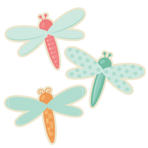 Dragonfly Set SVG cutting file cute dragonfly clipart dragonfly svg cut file for scrapbooking