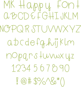 Miss Kate Happy Font free font