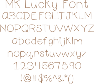Miss Kate Lucky Font free font