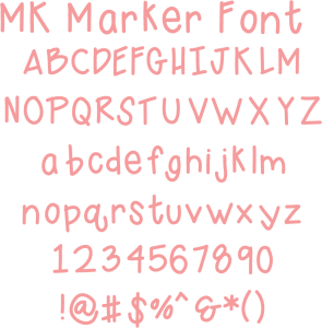 Miss Kate Marker Font 