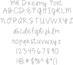 Miss Kate Dreamy Font