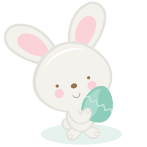 Bunny Holding Egg  SVG cutting files easter egg svg cut file easter eggs cut files for scrapbooks