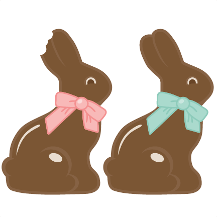 Download Chocolate Easter Bunny SVG cutting file for scrapbooking ...