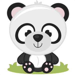 Baby Panda SVG cutting files panda bear svg cut file baby panda svg file for scrapbooking