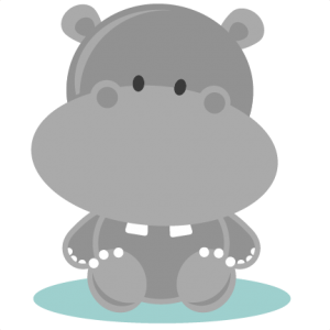 Baby Hippo SVG cutting file hippo svg cut file free svgs free svg cuts