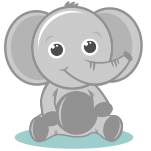 Baby Elepahnt SVG cutting files elephant svg cut file baby elephant svg file for scrapbooking