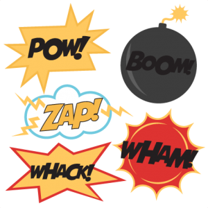 Superhero Titles SVG cutting files superhero svg cut file for scrapbooking superhero svg cut file