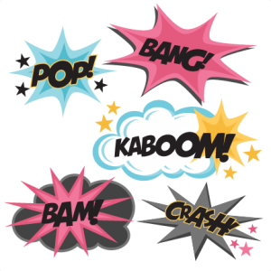 Superhero Titles SVG cutting files superhero svg cut file for scrapbooking superhero svg cut file