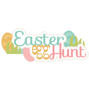 Easter Egg Hunt Title SVG cutting files easter egg svg cut file easter eggs cut files for scrapbooks