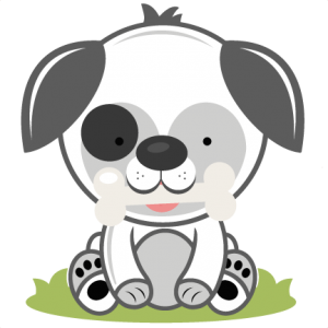 Puppy With Bone SVG cutting file puppy svg cut file dog svg cut file cute puppy clipart free svgs free svg cuts free svg cut files