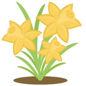 Daffodils SVG cutting file spring svg cut files daffodils svg files free svg cuts