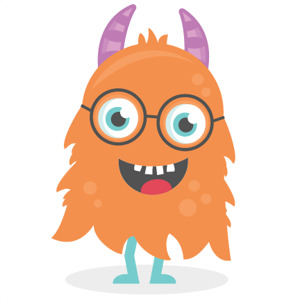 Nerdyl Monster SVG cutting file monster svg cut files for scrapbooking