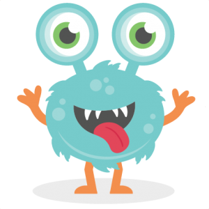 Big Eyed Monster SVG cutting file monster svg cut files for scrapbooking scal files scut files mtc files