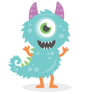Monster With Tail SVG cutting file monster svg cut files for scrapbooking scal files scut files mtc files