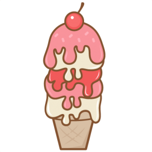 Ice Cream Cone SVG cutting file ice cream svg cut file for scrapbooking ice cream svg cut