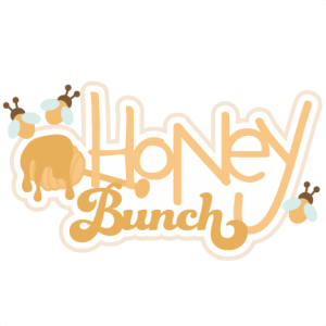 Honey Bunch SVG scrapbook title SVG cutting files bee svg cuts bee svg cut files for scrapbooking