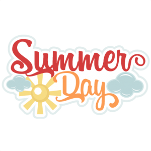 Summer  Day SVG scrapbook title summer svg cut files summer svg scrapbooking title scal files