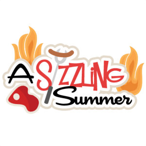 A Sizzling Summer SVG scrapbook title summer svg cut files summer svg cuts cute svg files for cricut