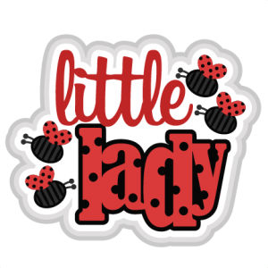 Little Lady SVG scrapbook title ladybug svg cut file cute cut files for cricut svg cuts