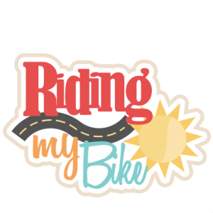 Riding My Bike SVG scrapbook title bike svg cut file for cricut cute svg cuts cute cut files for cricut