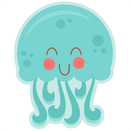 Download Happy Jellyfish SVG cutting files for scrapbooking fish ...