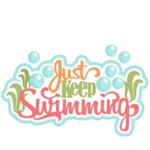 Just Keep Swimming SVG scrapbook title ocean svg cut file swimming svg cut files cute cut files for cricut
