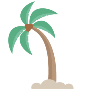 Leaning Palm Tree SVG cut files for scrapbooking beach svg cut file cute svg cuts for cricut