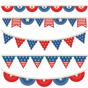 Independence Banners SVG scrapbook cuts independence day svg cut files cute svg files for cricut svg cuts