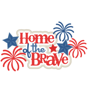 Home of the Free SVG scrapbook title 4th of july svg cut files independence day cut files for scrapbooking
