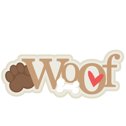 Download Woof Title SVG cutting file puppy svg cut file dog svg cut ...