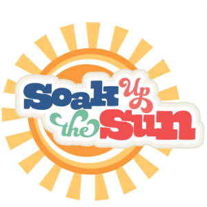 Soak Up the Sun SVG scrapbook title beach svg scrapbook title beach svg cut files for cricut cute svg cuts