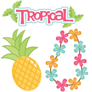 Tropical Set SVG cutting files for scrapbooking veach svg cut files vacation svg cut files for cricut