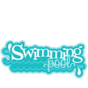 Swimming Pool SVG scrapbook title water park svg cut files for cricut cute cut files cute svg cuts