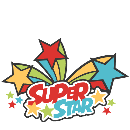 Super Star Title svg cutting files scrapbook title school svg scrapbook  title cute svg cuts for